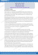 Đề ôn hè Văn 6 lên 7 có lời giải chi tiết - Đề 8
